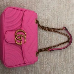Pink marmont flap bag